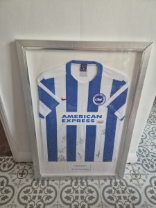 Fully Signed Brighton Shirt 2016/2017 Squad Framed for sale on Ebay