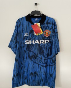 Original Authentic BNWT Manchester United 1992/1993 Away Football Shirt - XL for sale on Ebay
