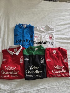Nottingham Forest Umbro Shirt Bundle - 5 Shirts for sale on Ebay