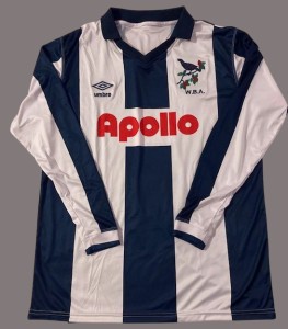 West Bromwich Albion, 1987/88 reproduction, size Large, 43/44