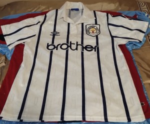 Large Umbro Manchester City brother shirt. 1924 for sale on Ebay