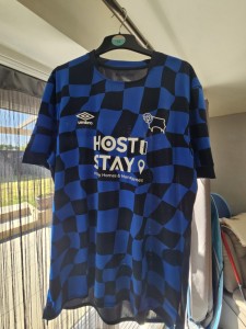 Derby County Away Football Shirt 2023/24 BNWT Size XL Umbro for sale on Ebay