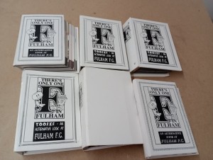 There's Only One F in Fulham 81 issues of Football Fanzine in Binders 1992-2017 for sale on Ebay