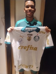 Genuine Match Worn/Issued Estevao Willian Palmeiras Shirt for sale on Ebay