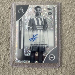Yasin Ayari RC Rookie Auto 46/75 Topps Premier League 2025/26 Brighton for sale on Ebay