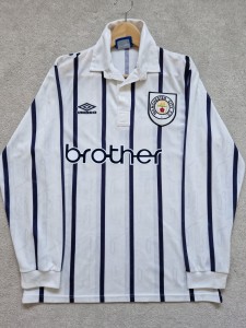 Original Umbro Template Manchester City 1993/1994 Longsleeve Third Shirt Large for sale on Ebay