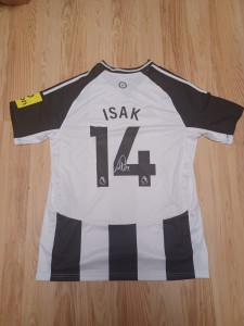 Alexander Isak 🐀 Signed Newcastle United Shirt 2024-25 Home for sale on Ebay