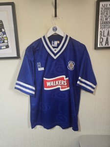 Leicester City 1996/98 Home Shirt, Fox Leisure, Large for sale on Ebay