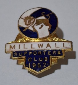 1952 Millwall Supporters Club Badge - Emblem Co for sale on Ebay