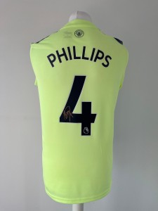 Signed KALVIN PHILLIPS Shirt - Manchester City -PROOF/COA- England Ipswich Leeds for sale on Ebay