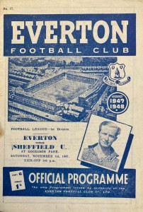 Everton v Sheffield United Div 1 1947/48 for sale on Ebay
