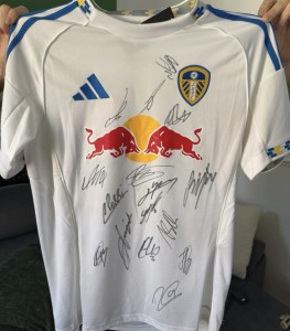 Leeds United Signed Squad Shirt 25/26 for sale on Ebay