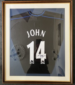 Stern John signed shirt framed Birmingham City FC - Season 2003-04 for sale on Ebay