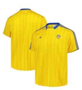 Leeds United Adidas Icon Jersey Yellow | Large | FAST POST for sale on Ebay