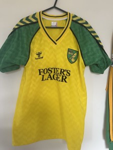 1986-87 Norwich City Home Shirt for sale on Ebay