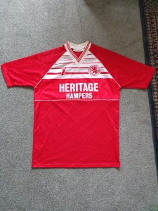 Middlesbrough FC Home Shirt 1988/1989 Heritage Hampers Skill Leisurewear for sale on Ebay