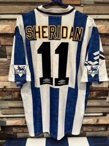 Sheffield Wednesday 1993 Home Shirt - REMAKE - Sheridan XXL for sale on Ebay