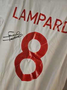 Signed Frank Lampard England Football Shirt Chelsea Legend Coventry City Soccer for sale on Ebay