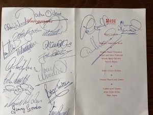 RARE Nottingham Forest 13/4/1978 Multi Signed Players Gala Evening Menu for sale on Ebay