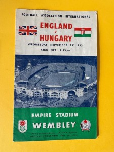England v Hungary (Friendly @ Wembley) 1953 Famous 3-6 match with GENUINE TICKET for sale on Ebay