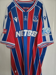Crystal Palace FA Community Shield Shirt Jersey Macron Size XL - 14 Mateta  for sale on Ebay