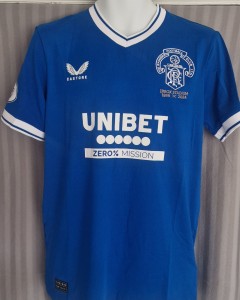Rangers FC pro issue heritage home shirt  2024/25  small 43 Raskin for sale on Ebay