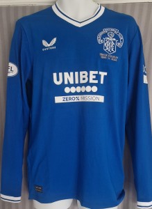 Rangers FC pro issue heritage home shirt  2024/25  small 18 Cerny for sale on Ebay