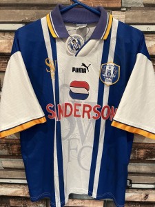Sheffield Wednesday 1995/1996 Home Shirt Large - Waddle ORIGINAL for sale on Ebay