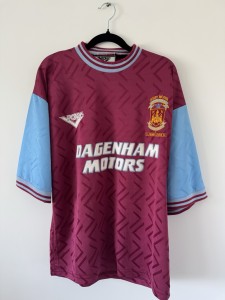 West Ham United 1994 Shirt ⚒ Bobby Moore Memorial Match Shirt ⚒ RARE Medium ⚒ for sale on Ebay