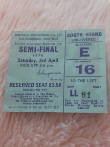VINTAGE MANCHESTER UNITED v DERBY COUNTY FACUP SEMI FINAL FOOTBALL TICKET 1976 for sale on Ebay