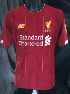 LFC Squad Members Signed Shirt for sale on Ebay