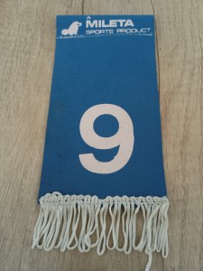 LEEDS UNITED  MILETA SOCK TAG  NUMBER 9 for sale on Ebay