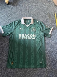 Plymouth Argyle Home football Shirt 3XL please see description for size details for sale on Ebay