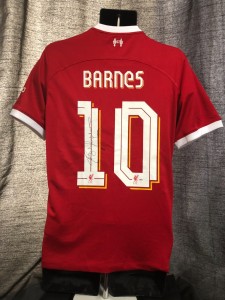 John Barnes Signed Shirt for sale on Ebay