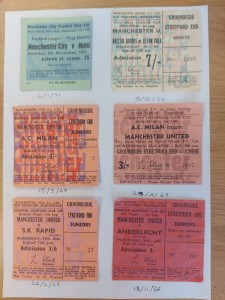 6 MANCHESTER UNITED STUBS 1960'S 70'S for sale on Ebay