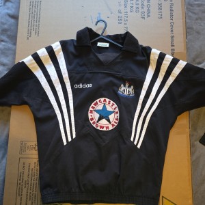 NUFC Drill Top 1995 Authentic Retro Vintage Newcastle United - Medium for sale on Ebay