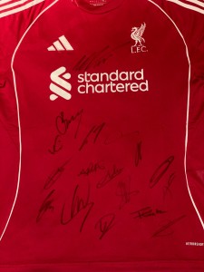Liverpool FC 1st Team 2025/26 SHIRT HAND SIGNED FULL SQUAF 17+ & COA / PSA CARD for sale on Ebay