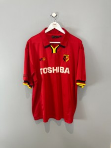 WATFORD 2001/02 THIRD SHIRT  (size XL) ORIGINAL VINTAGE FOOTBALL SHIRT for sale on Ebay