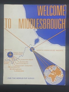 1966 WORLD CUP WELCOME TO MIDDLESBROUGH PAMPHLET INFORMATION BROCHURE MAP for sale on Ebay