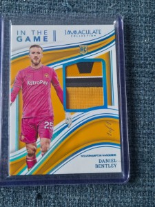 Panini Immaculate 1of 1 Daniel Bentley Rookie, Patch 1 of 1. Wolves for sale on Ebay