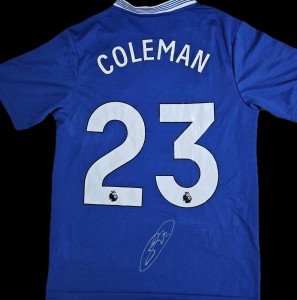 Seamus Coleman Signed Everton 24/25 Home Shirt Football Autograph COA & PROOF for sale on Ebay
