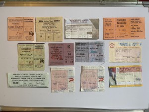 JOB LOT MANCHESTER MAN UNITED TICKET /1970/1996/1983/1990/1998/1993/1980/1974 for sale on Ebay