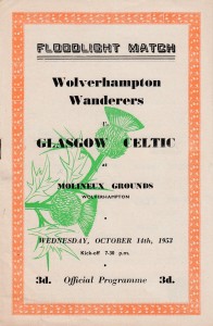 WOLVES V CELTIC 14/10/1953 FRIENDLY AT MOLINEUX for sale on Ebay