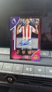 Topps 2026 Premier League,  SIGNED AUTO Brentford's Nathan Collins 07/10 RARE for sale on Ebay