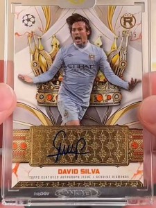 David Silva Crowned Legend Jewel Auto Relic /25 Topps Reverence Manchester City for sale on Ebay
