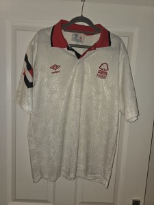 Vintage Nottingham Forest Shirt 91-93  Away for sale on Ebay