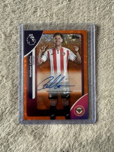 Topps 2026 Premier League Nathan Collins Auto Numbered 25/25 Brentford FC for sale on Ebay