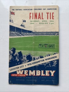 1949 FA Cup Final Programme Leicester City v Wolverhampton Wanderers for sale on Ebay