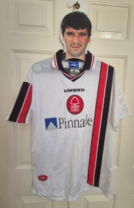 Rare Umbro Nottingham Forest Away Shirt. Pinnacle Sponsor. L 1997 for sale on Ebay