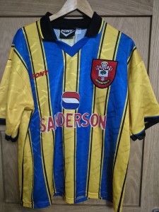 SOUTHAMPTON 1995-97 SHIRT JERSEY RARE TRIKOT GENUINE PONY LE TISSIER NAMESET for sale on Ebay